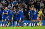 Kante celebrates after scoring against Watford